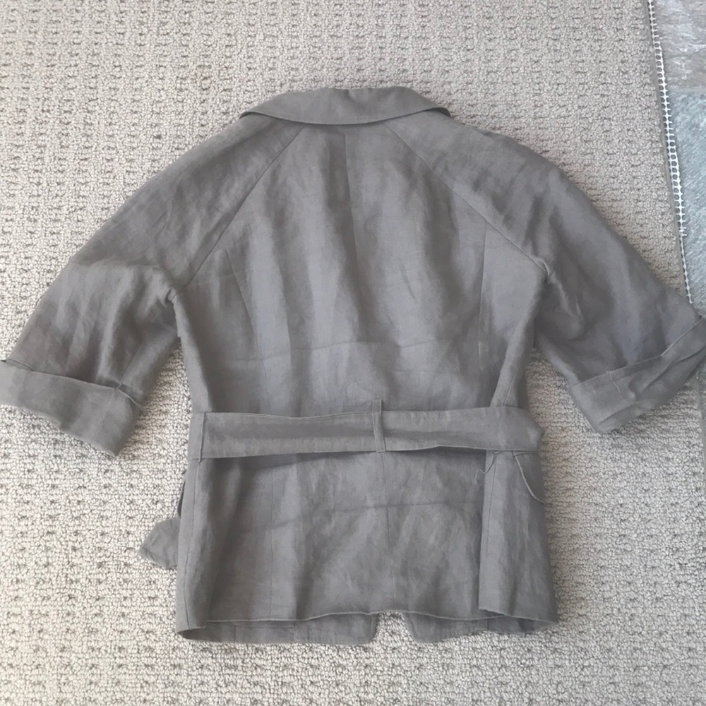 Asara Linen Jacket. - Picture 3 of 8